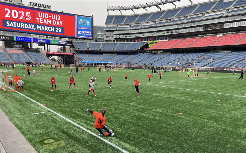 U10-U12 Team Day at Gillette